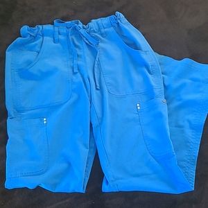 Koi Blue Scrub Pants